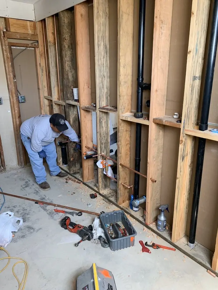 Commercial rough-in plumbing for Water Heater Replacement in Nall Hills